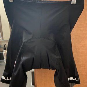 Castelli Rosso Corsa Padded Cycling Shorts Men's Size XL
